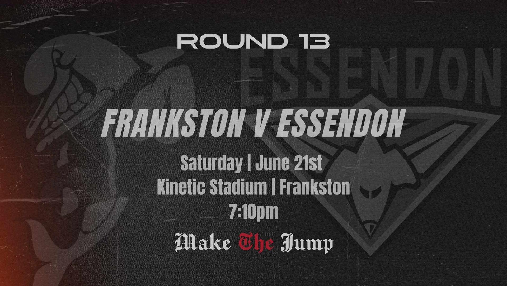 VFL Round 13 2025 Frankston V Essendon