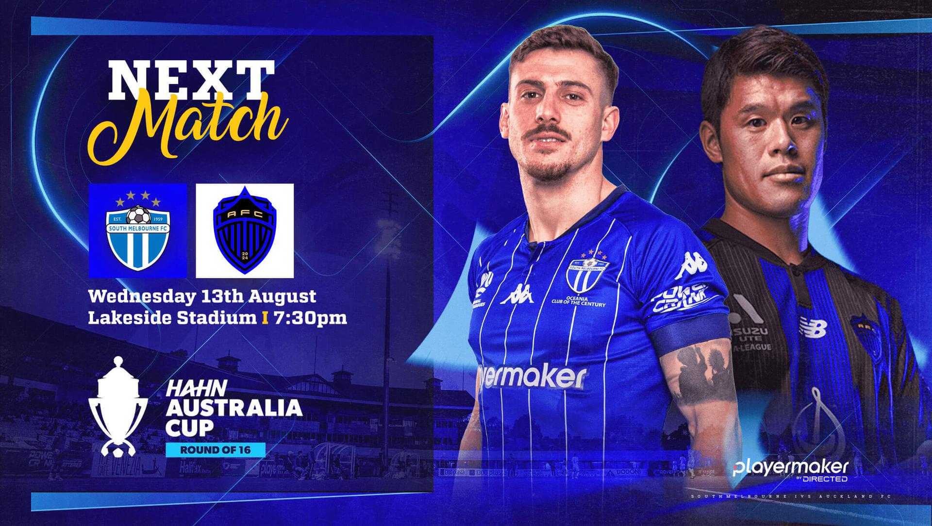  South Melbourne - Australia Cup Round of 16 v Auckland FC