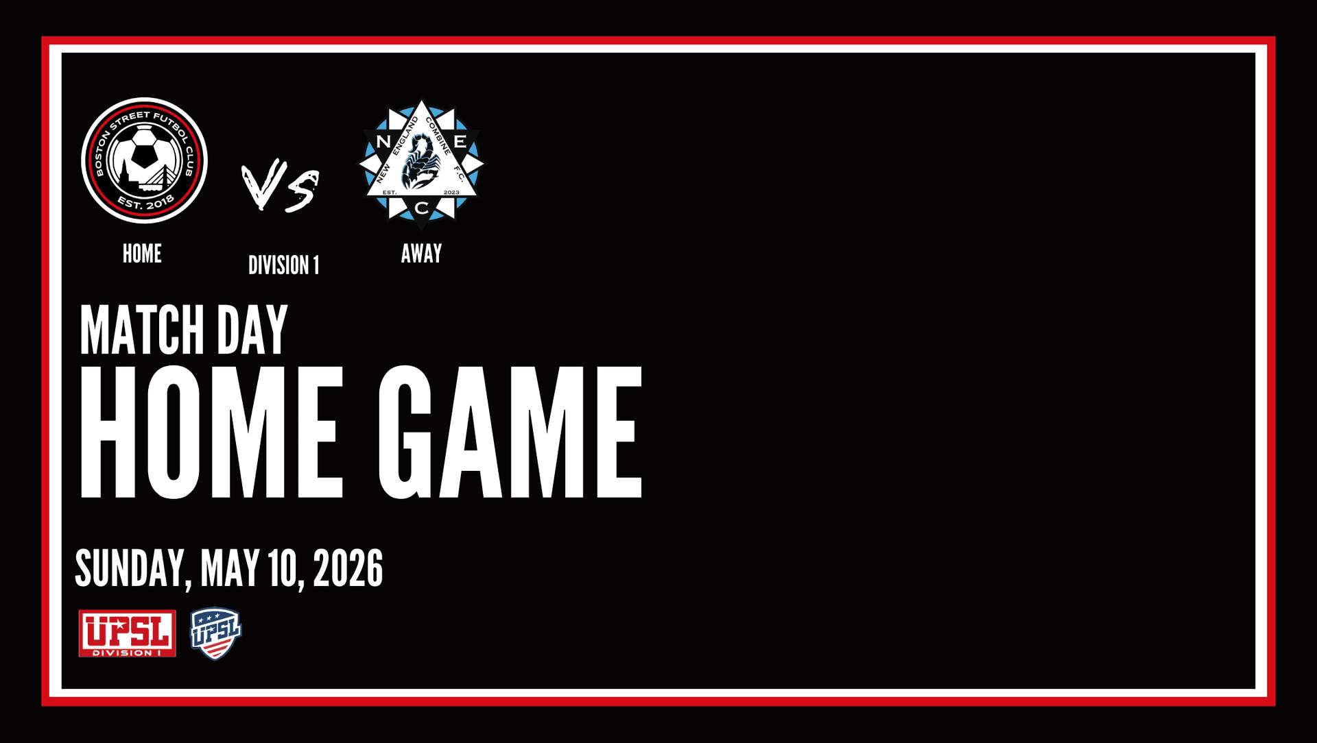 Boston Street FC vs New England Combine FC
