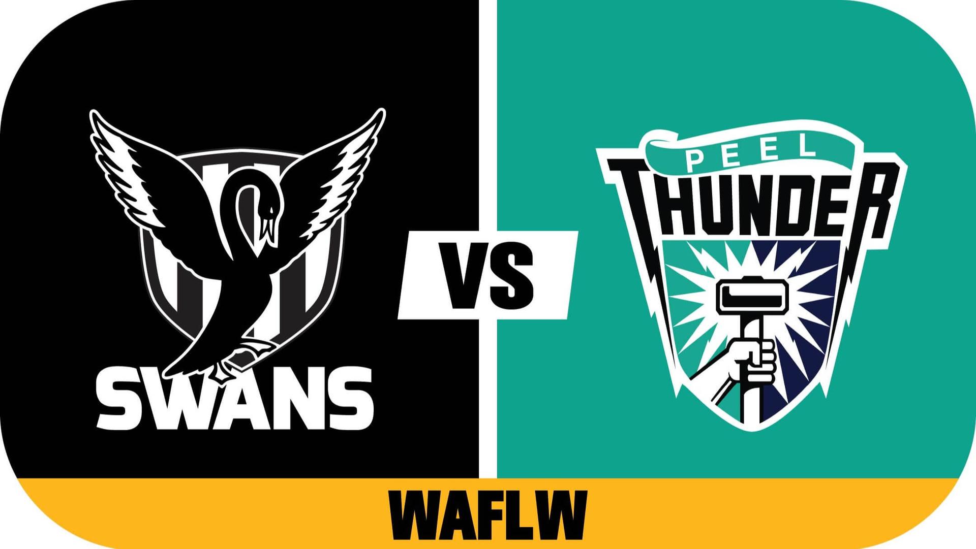WAFLW Swan Districts v Peel Thunder Round 17