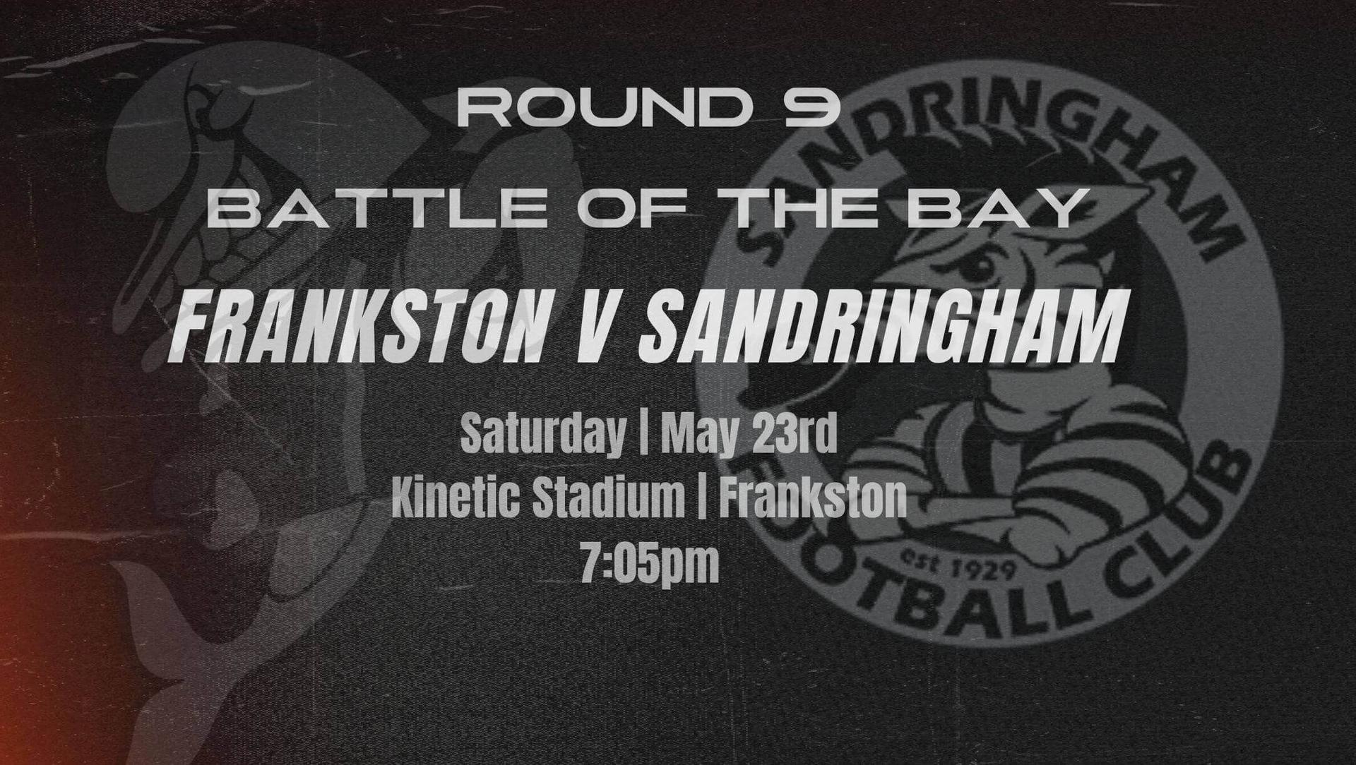 Frankston V Sandringham | Round 9