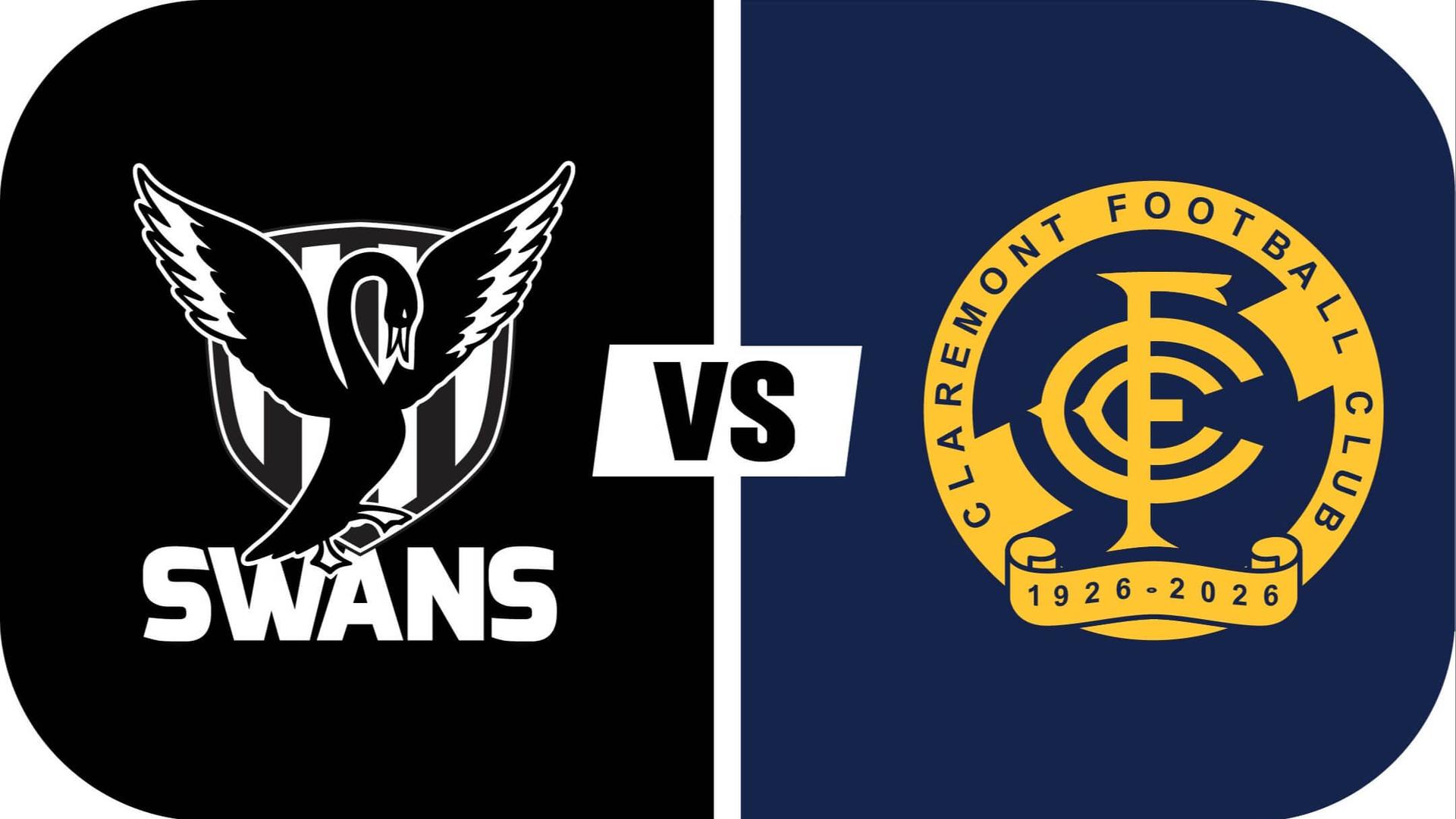 WAFL Swan Districts v Claremont Round 18 WAFL Swan Districts v Claremont Round 18