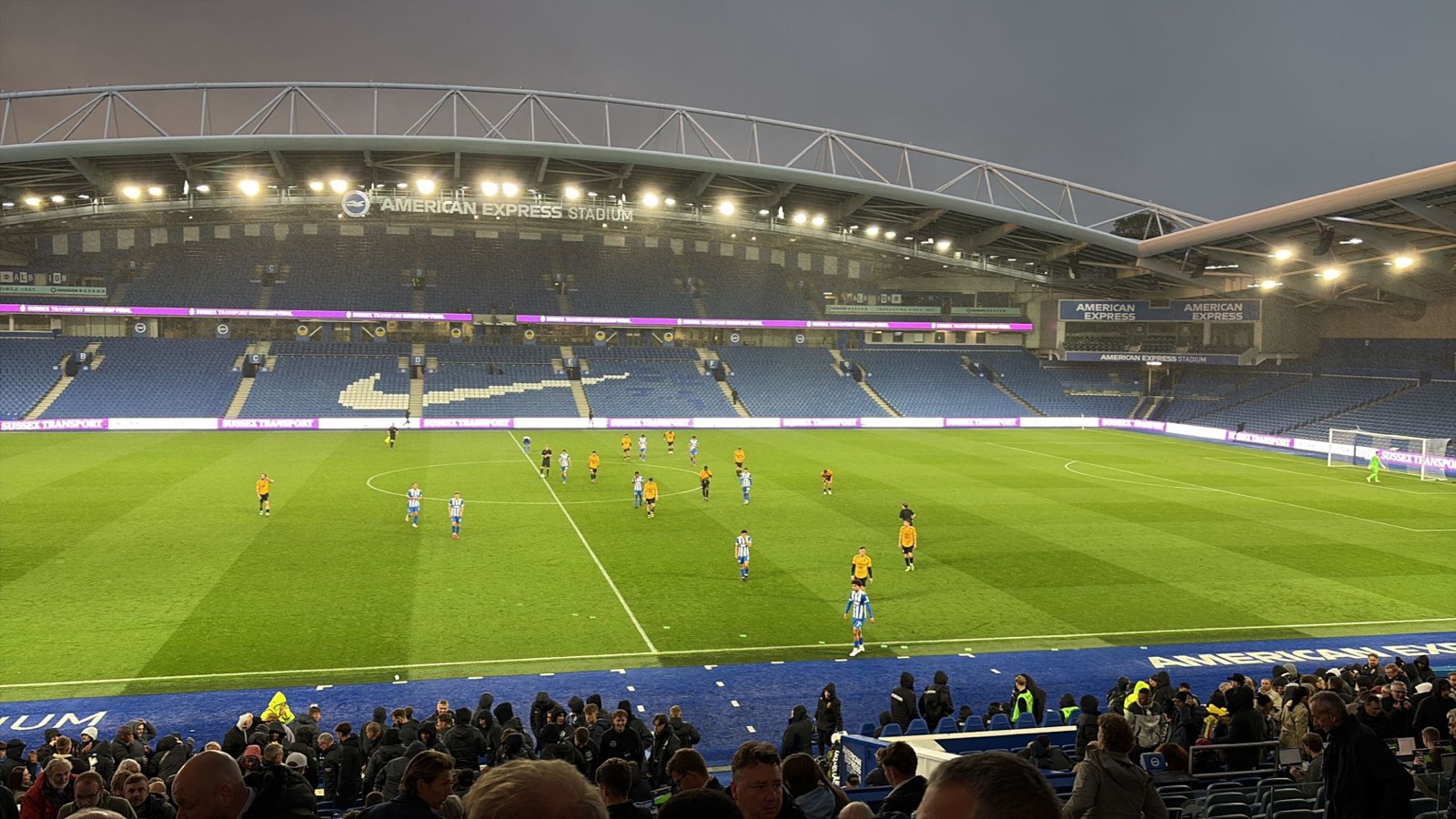 Sussex Senior Cup final under the lights at the American Express Stadium