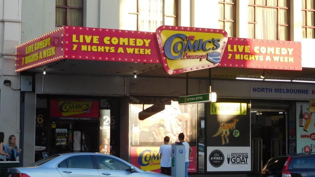 Image of The Comic's Lounge in North Melbourne, Victoria