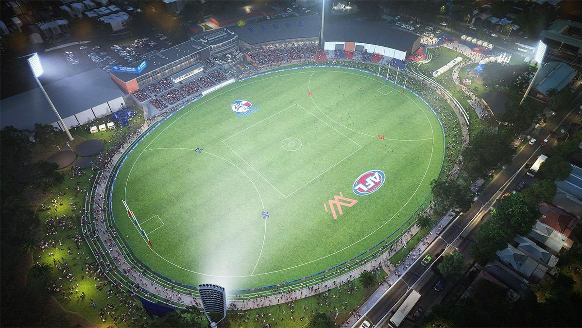 Image of VU Whitten Oval in Footscray, Victoria